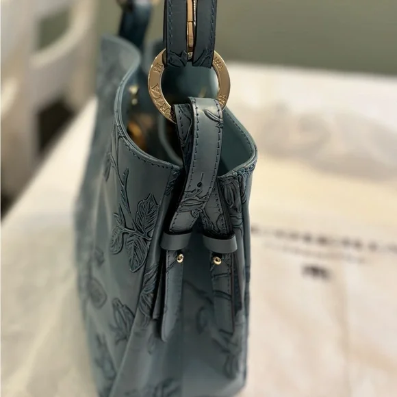 Cuoieria Fiorentina, Mimi Small Blue Hobo handbag. - Picture 7 of 15